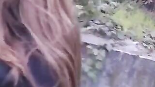 A girl was picked up at the bus stop and fucked