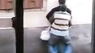 I wanted to fuck on the street, so we didn’t even go into the house