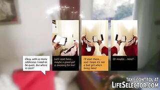 Santa is very bad and depraved in this POV scene