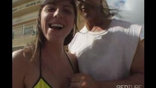 Babe got fucked after a bike ride through the city