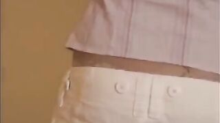 An Asian was fucked by a huge dick in her mouth