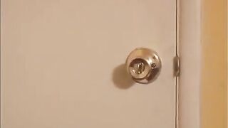 An Asian was fucked by a huge dick in her mouth