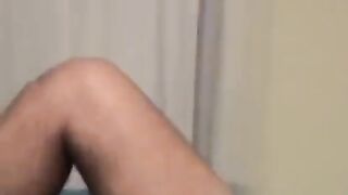 Hot guy masturbates his cock with his hand until he comes