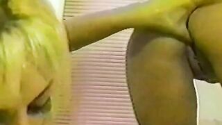 Kinky girls playing with pussy in the shower