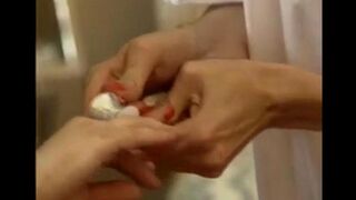 Three girls in ass licking and fingering threesome