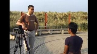 An Indian woman was fucked by two muscular men in an intense encounter