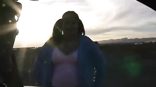The fat woman has a huge ass and she loves to shake it all