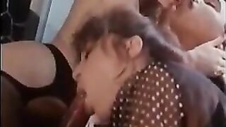 Two mature women are getting ready for sex with a stranger