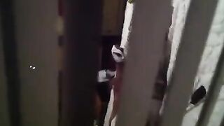 The guy shoots his neighbors having sex with a hidden camera