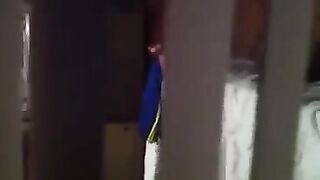 The guy shoots his neighbors having sex with a hidden camera