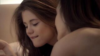 Beautiful girls are licking each other’s sweet pussies in a steamy scene