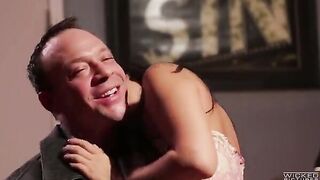 Girl caught with someone else, I fucked her on the couch