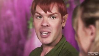 Peter Pan fucked two mermaid sluts in a wild FFM threesome