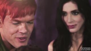 Peter Pan fucked two mermaid sluts in a wild FFM threesome