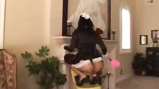 The owner of the house has an affair with a maid