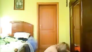 A guy saw his home and began to peep