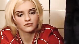 A girl had sex accidently in the washer in the toilet