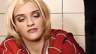 A girl had sex accidently in the washer in the toilet
