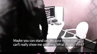 To please the boss, a girl is ready to do anything for an increase