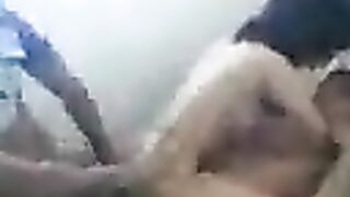 Young Asian beauty got her pussy railed by two cocks in a steamy threesome