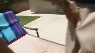 Latin MILF with huge boobs loves to get fucked in all her holes