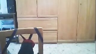 A hot woman fucks in front of the camera and her husband