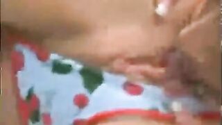 A mature woman has a passionate lesbian sex with her beauty