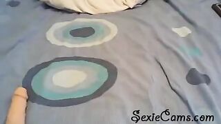 Girl checked the strength of sex toys and caressed them on webcam