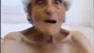 A shocking video of an older woman getting fucked and finishing