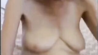 A shocking video of an older woman getting fucked and finishing