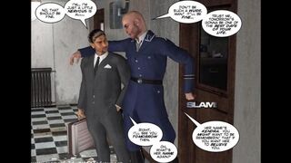 Bitch is getting fucked in comic porn