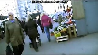 Fella ordered a hooker and fucked a blonde on the street