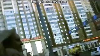 Fella ordered a hooker and fucked a blonde on the street