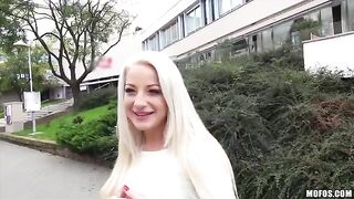 Private blonde with natural tits fucked hard in HD