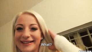 Private blonde with natural tits fucked hard in HD