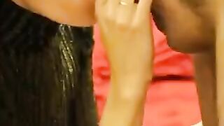 Sexual girl made a stunning blowjob, and the guy was excited (eporn)