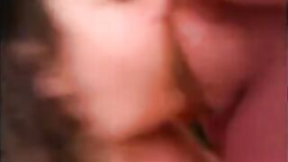 He stuck his friend’s dick in her mouth, forcing her to suck