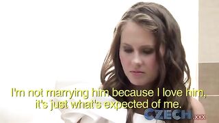 A drunken bride was going to have sex with the witness