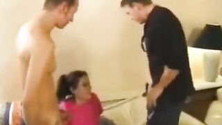 A young nanny gives herself to her depravity