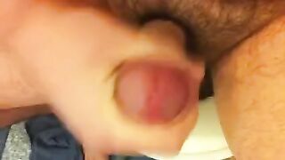 A cute model fingers her boyfriend’s dick while sitting in front of a webcam