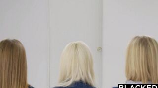 Three students served the black members with their mouths