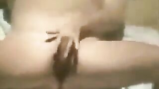 A girl was caught masturbating on the beach with a hidden camera