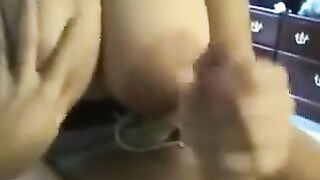 She swallows all the sperm without a single drop on the face