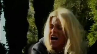 A seductive woman has sex with her brother, showcasing natural big boobs