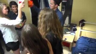 Instead of paying debt, the girls organized a rave party for the collector