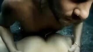 The cute beauty gave a blowjob underwater and had sex
