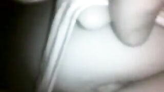 At night it was possible to shoot the chick's pussy video