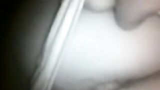 At night it was possible to shoot the chick's pussy video