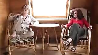 A young guy fucked his older sister in the country, a daring act