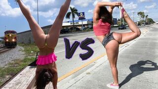 The best asses in town: Abella Danger vs Kelsi Monroe